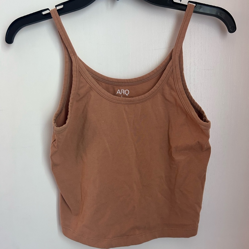 ARQ Women's Crop Tank - Camel